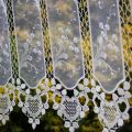Zoom organza lace curtain
