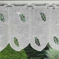 12 inc height leaf valance curtain