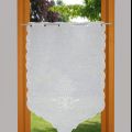 36 inches height pointed lavender curtain