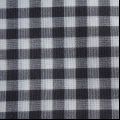 Zoom grey gingham fabric