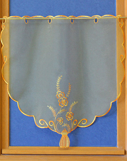 Curtain Tier on Tier Lace Curtain Pensees