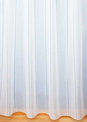 Yardage white stripe sheer curtain