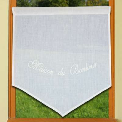 A customisable lace curtain