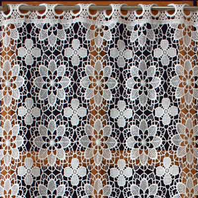 Amaryllis lace cafe curtain