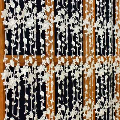 Macrame lace light curtain printemps