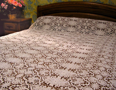 Macrame Lace cover beds