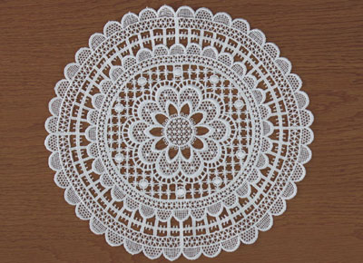 Round Marie lace doily