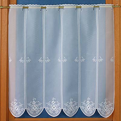 Voile cafe curtain Isabelle