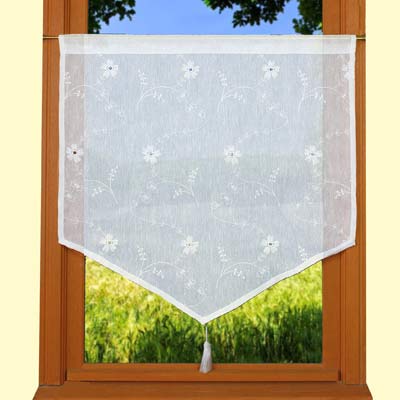 White lace curtain Verone