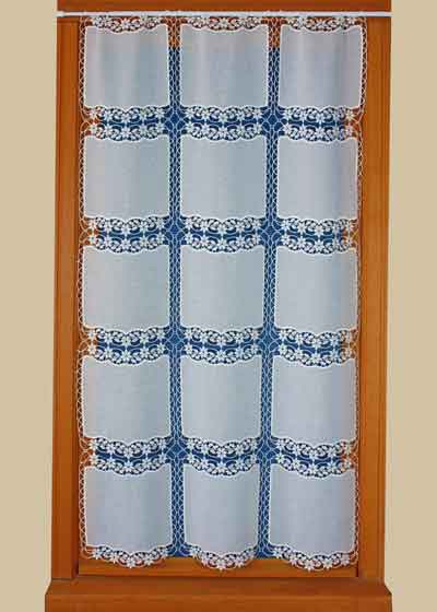 Original square macrame lace curtain