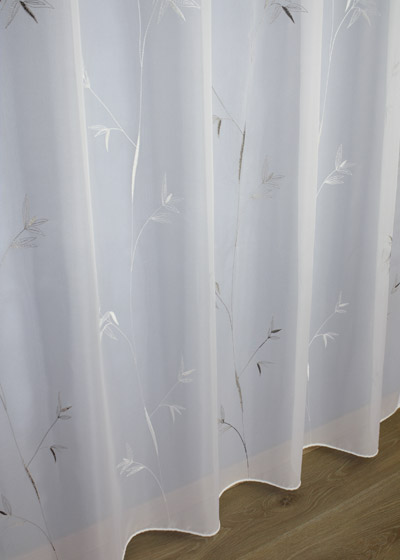 Yardage Trendy sheer curtain bamboo