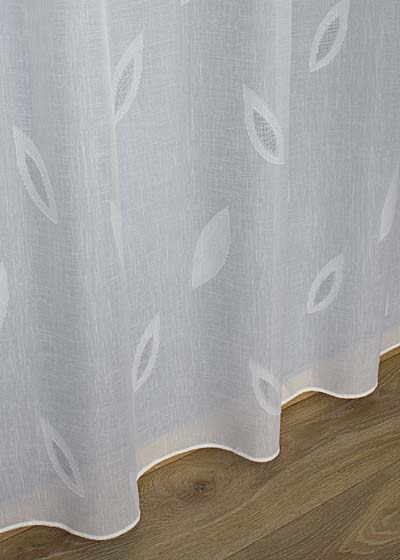 iris pattern sheer curtain