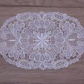 Round Lace doily &quot;Julie&quot; in natural
