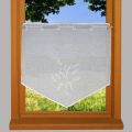 24 inc height linen pointed curtain