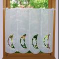 Cats embroidered curtain