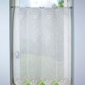 36 inches height heart cafe curtain