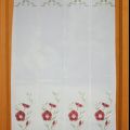 Cafe curtain Coquelicot 36 inc height