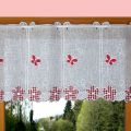12 inc red flower Curtain