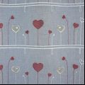 Zoom embroidered curtain samll heart