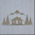 Zoom embroidery chalet