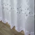 large embroidery sheer curtain