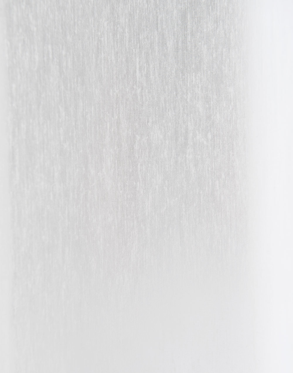 White polyester and linen curtain &quot;Tergal lin&quot;