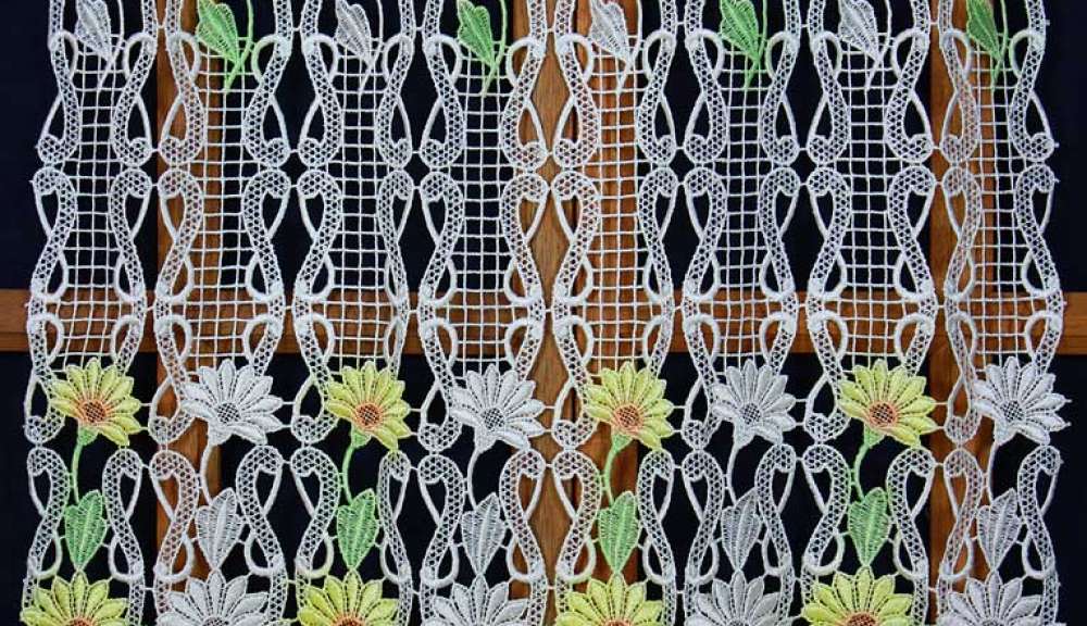 New lace curtains by the yard