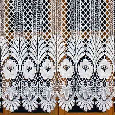 Vintage lace curtain
