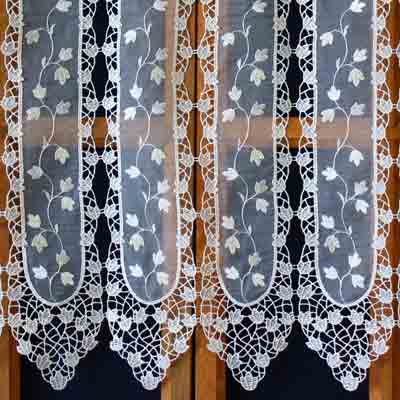 Lily macrame lace curtains