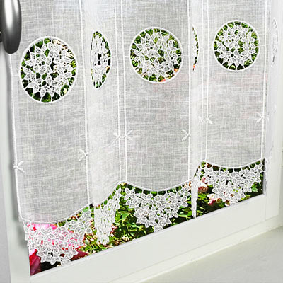 Great height medaillonmacrame  curtain