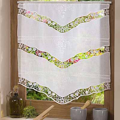 Pointed window curtain Venise