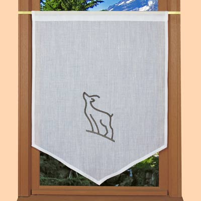 Chamois pointed curtain