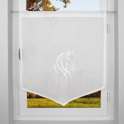 Cheval pointed curtain