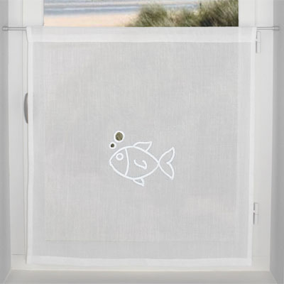 Fish window curtain