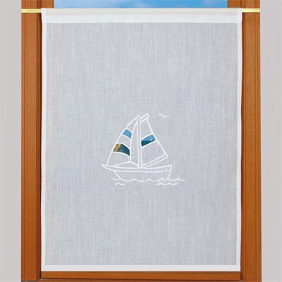 Boat lace curtain