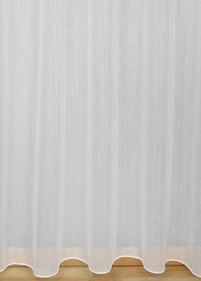 By the yard ivory plain sheer in great height